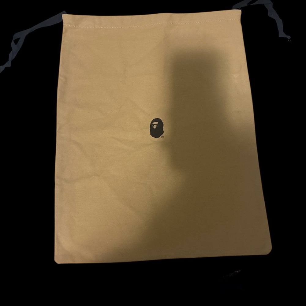 Bape Tan Drawstring Backpack